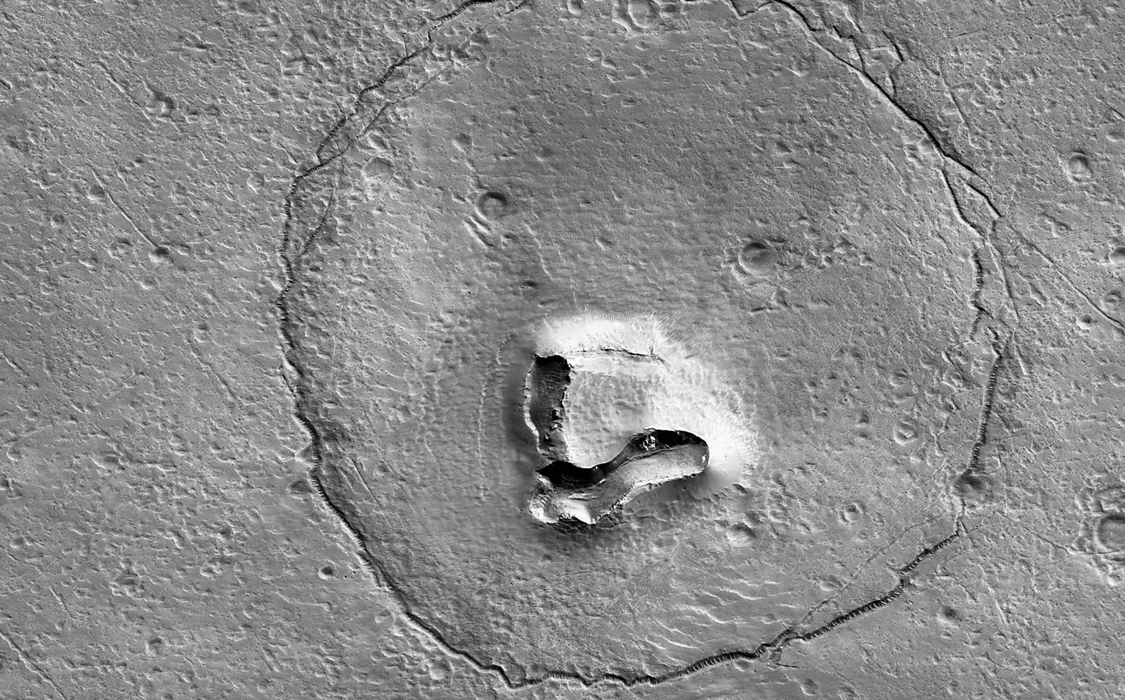 From the face of Cydonia on Mars to the smiling Sun, examples of pareidolia in NASA photos