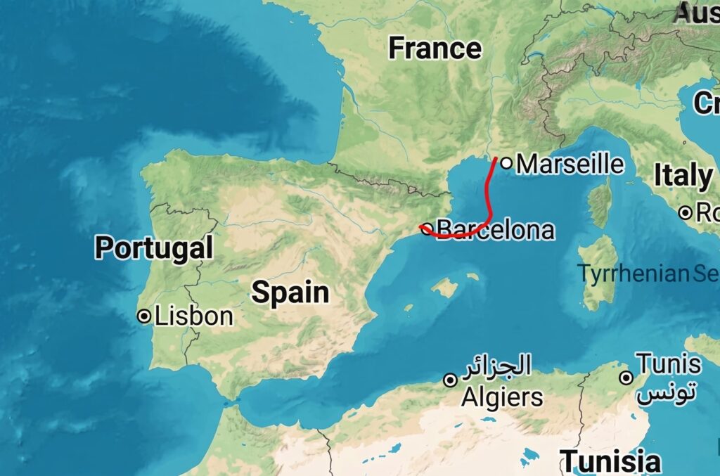 From Marseille to Barcelona: the maxi-project of a corridor for green hydrogen