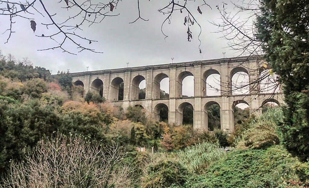 The Monumental Bridge of Ariccia is 59m high and connects Ariccia to Albano: the reconstruction after the collapse
