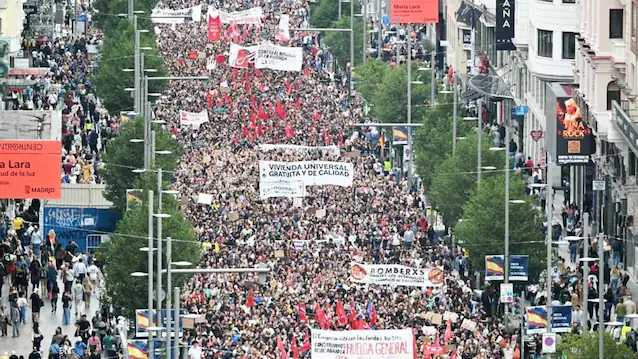 Madrid protest