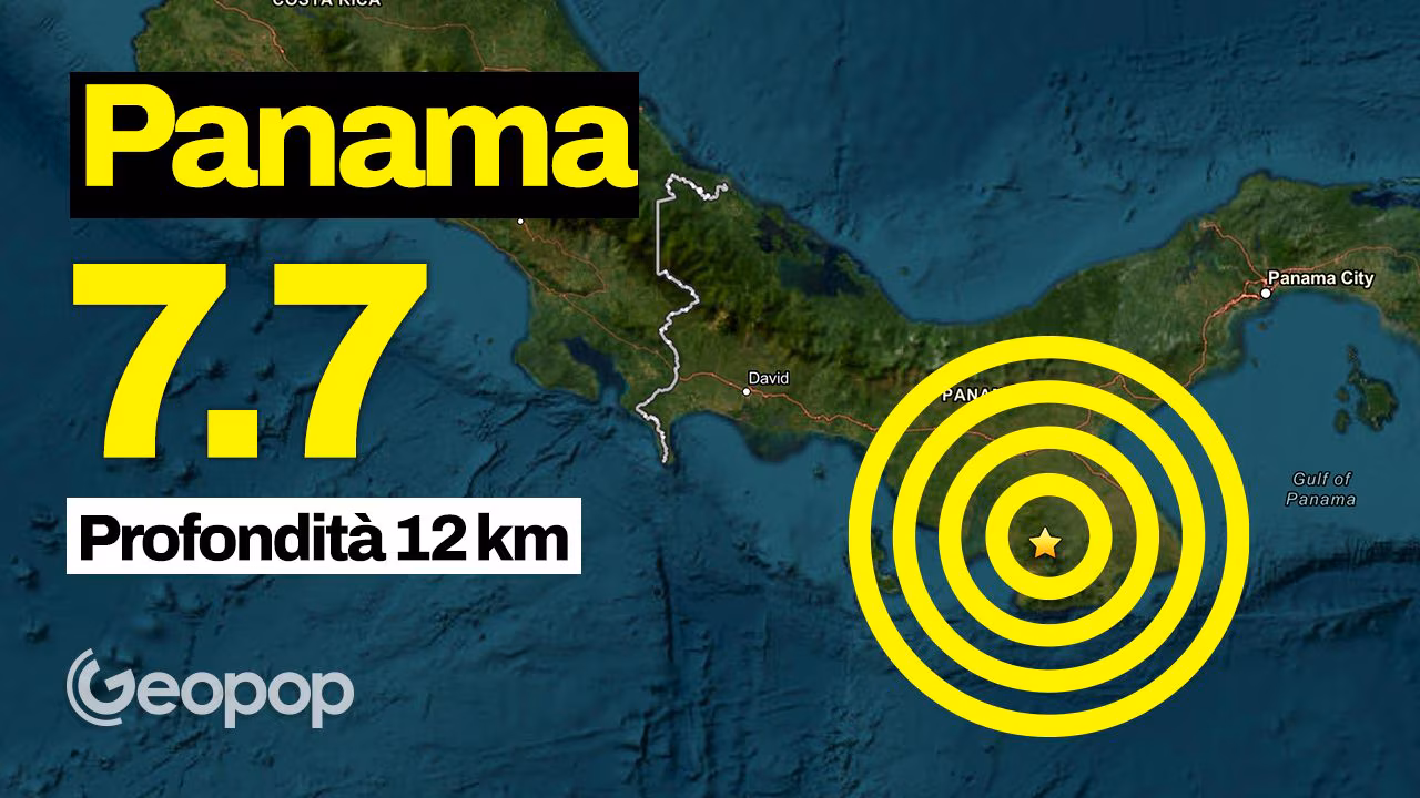 Earthquake in Panama measuring 7.7: panic in the capital, tsunami warning issued