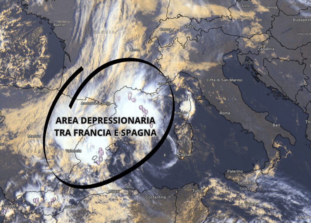 The weather until October 21st, rains, winds and Atlantic disturbances arriving in Italy: affected areas