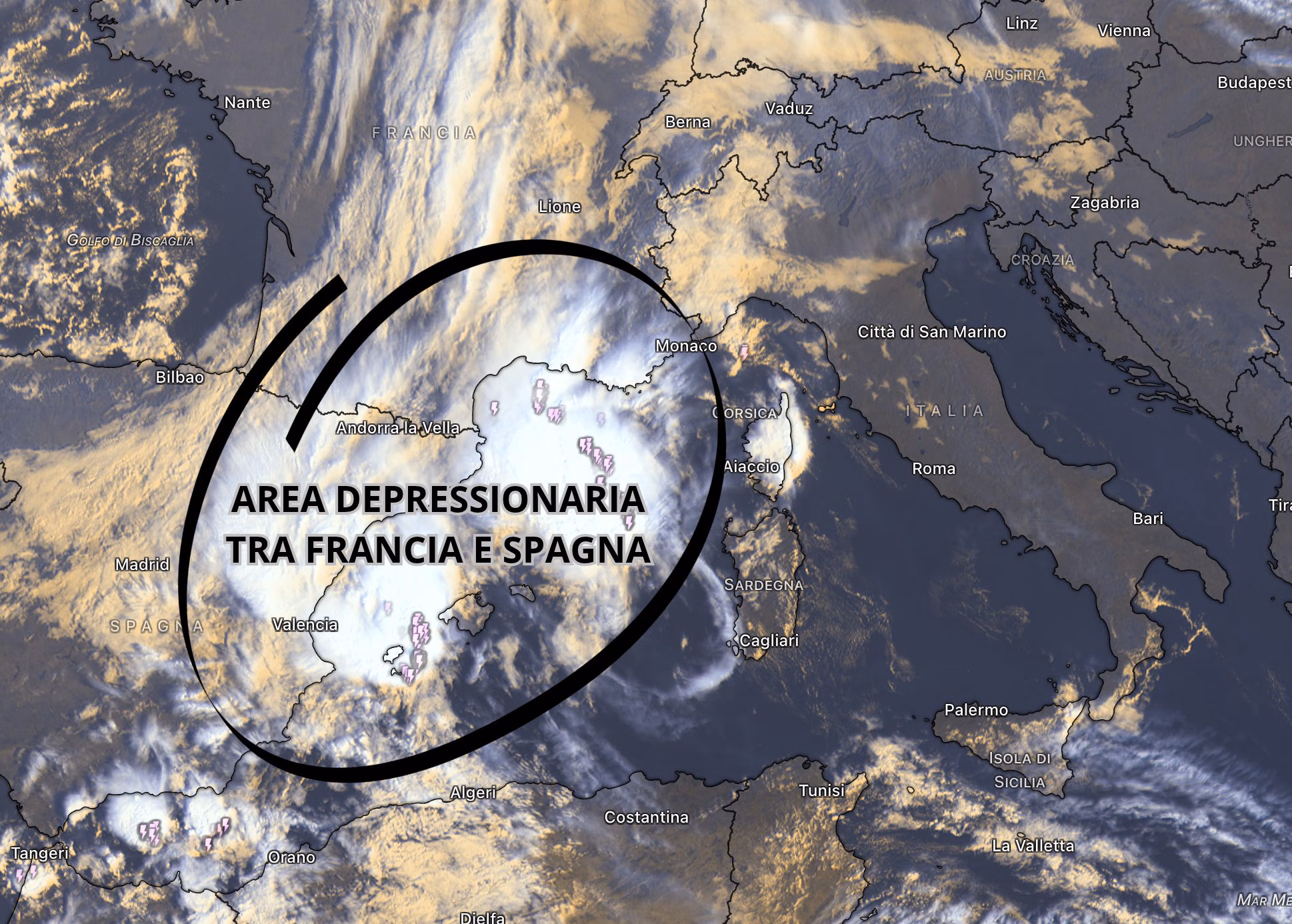 The weather until October 21st, rains, winds and Atlantic disturbances arriving in Italy: affected areas