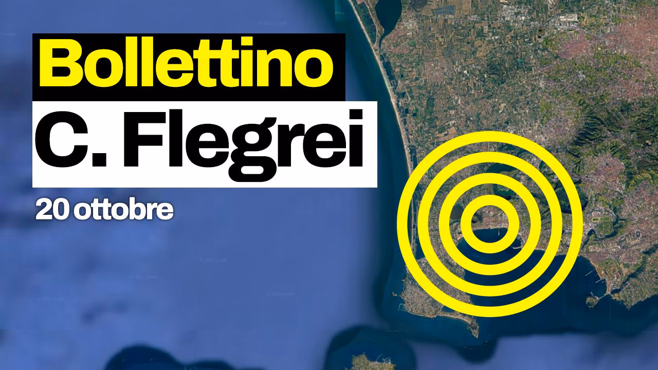 Campi Flegrei, 68 earthquakes and ground lifting of 10 mm per month: new INGV bulletin