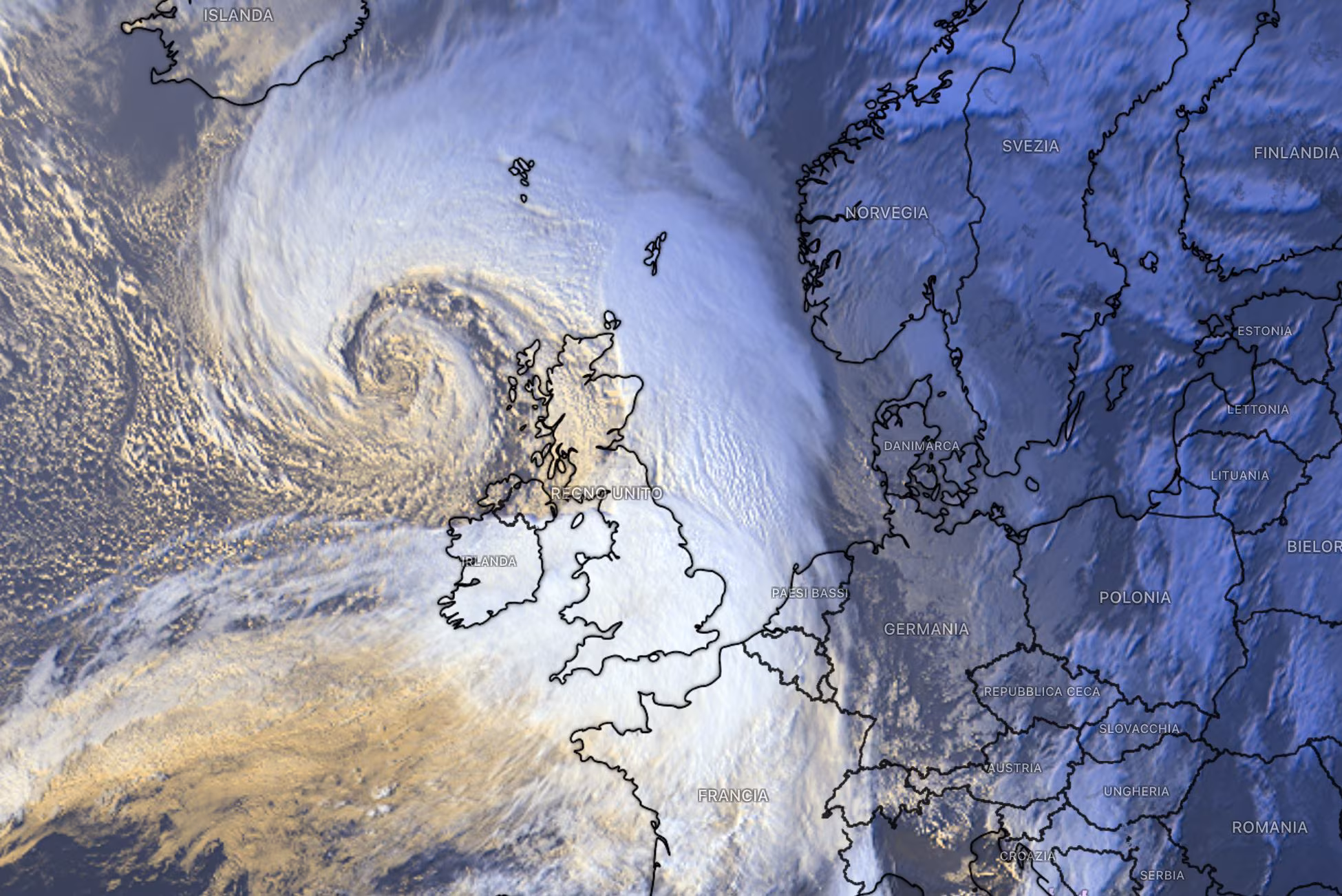 Storms Austen and Boelo in Europe, haywire transport, blackouts and winds of 135 km/h: forecast in Italy