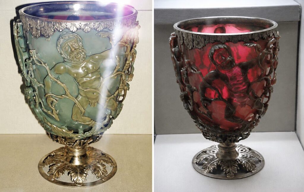 The Roman glass of the Lycurgus Cup has been recreated: the secret of the color change lies in the gold and silver
