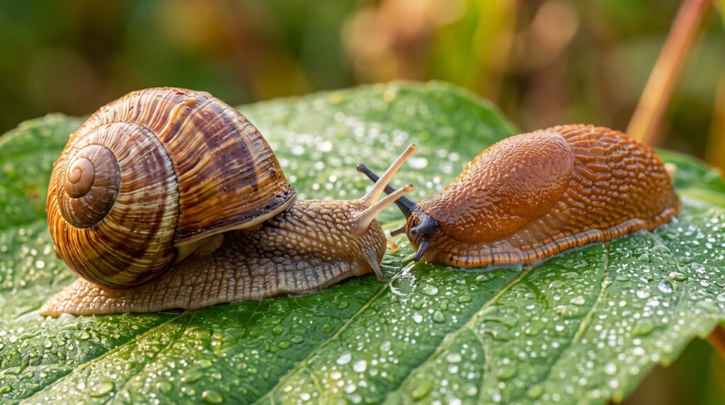What are the differences between snails and slugs: Not all "snails" have spiral shells